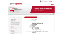 Desktop Screenshot of bip.dabrowka.net.pl