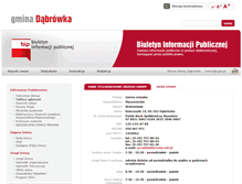 Tablet Screenshot of bip.dabrowka.net.pl